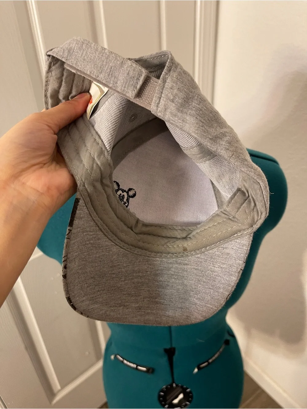 Disney Mickey Mouse Gray Baseball Cap